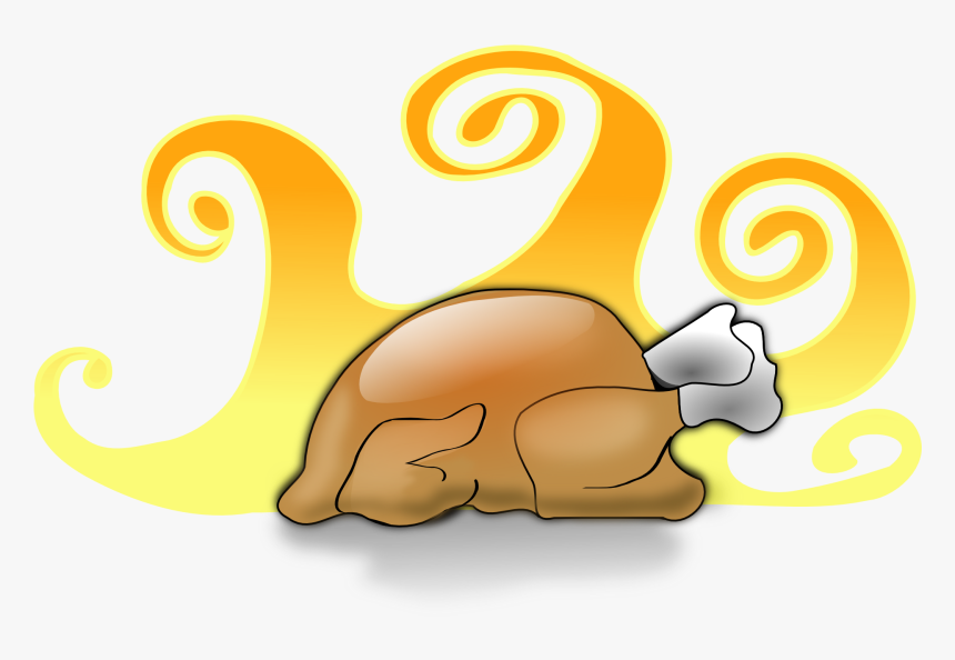 Drawing Turkey Meat, HD Png Download, Free Download