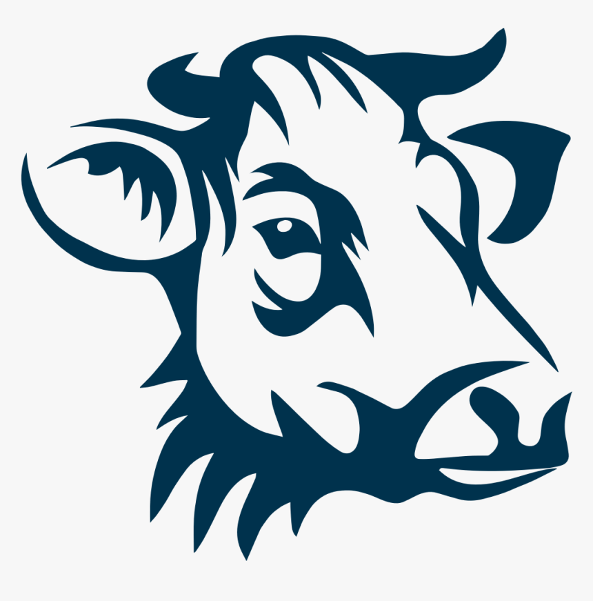 Vector Free Library Cow Head Clipart, HD Png Download, Free Download