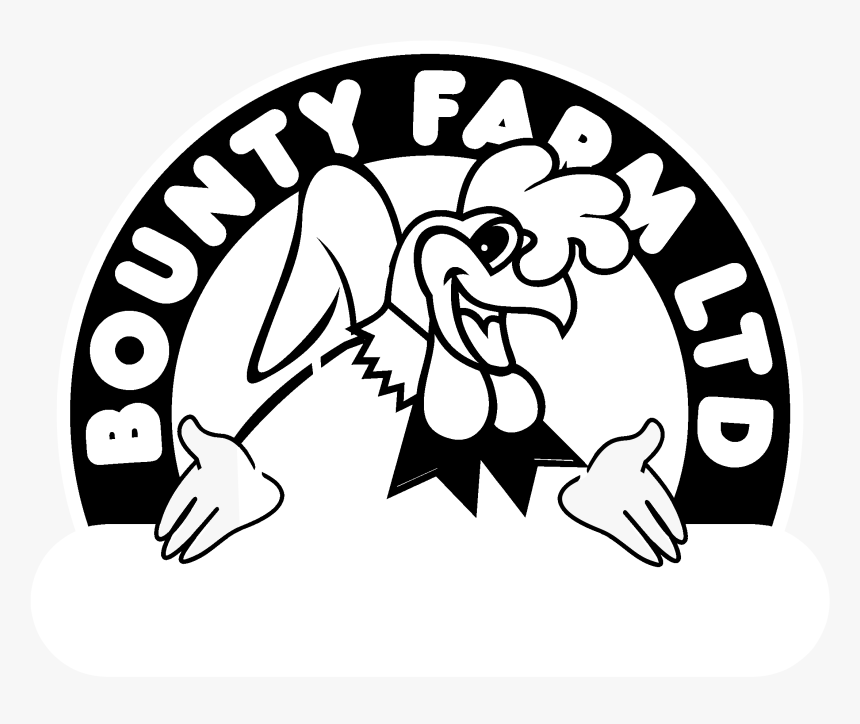 Bounty Farm Meat Centre Logo Black And White, HD Png Download, Free Download