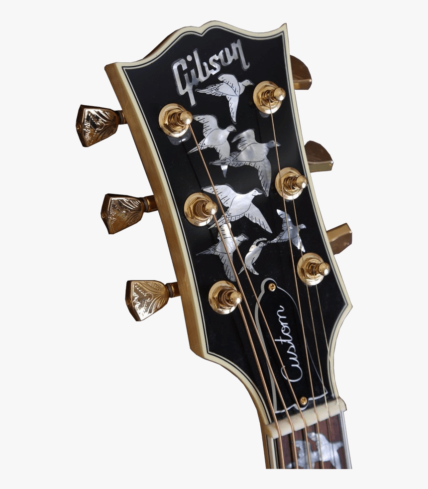 Gibson Doves In Flight Guitar Head Stock Transparent, HD Png Download, Free Download