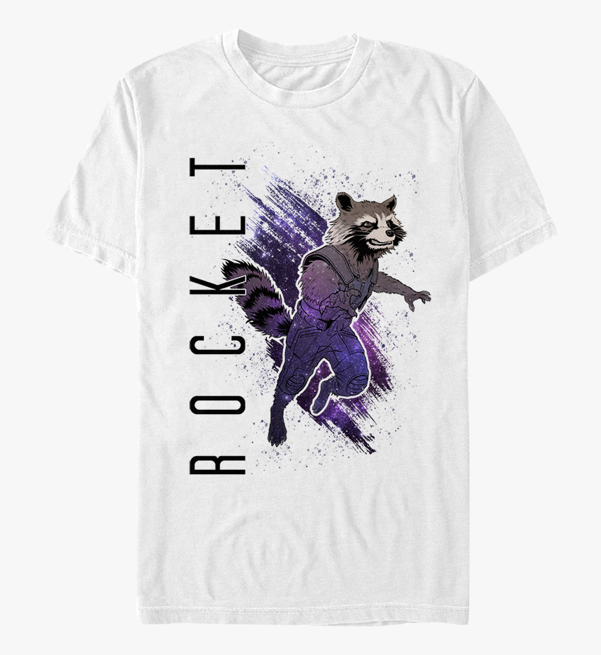 Rocket Raccoon Painting Avengers Endgame T-shirt, HD Png Download, Free Download