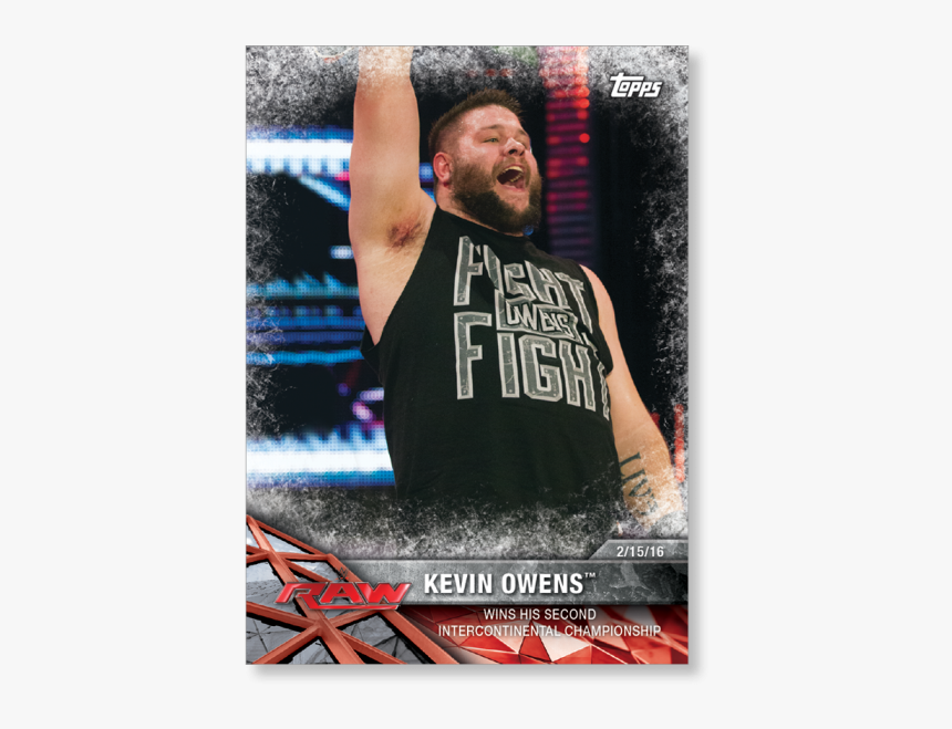 Kevin Owens 2017 Wwe Road To Wrestlemania Base Cards, HD Png Download, Free Download