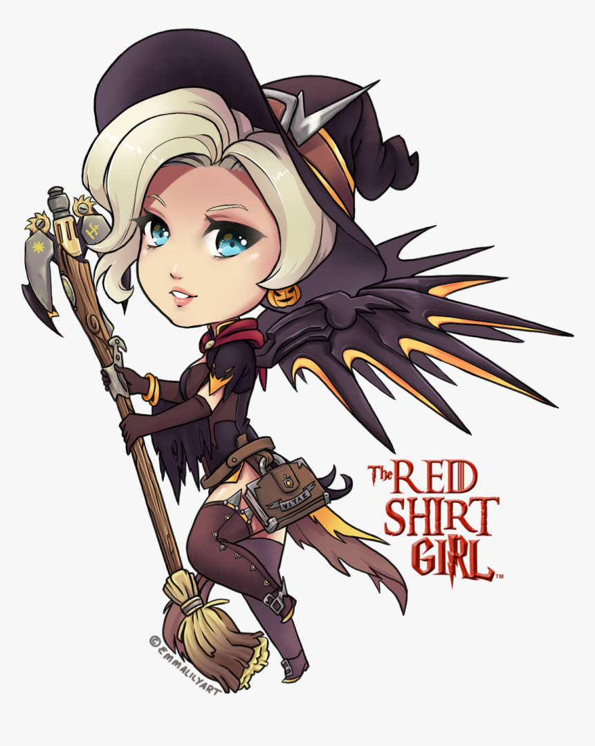 Overwatch Witch Mercy Anime, HD Png Download, Free Download