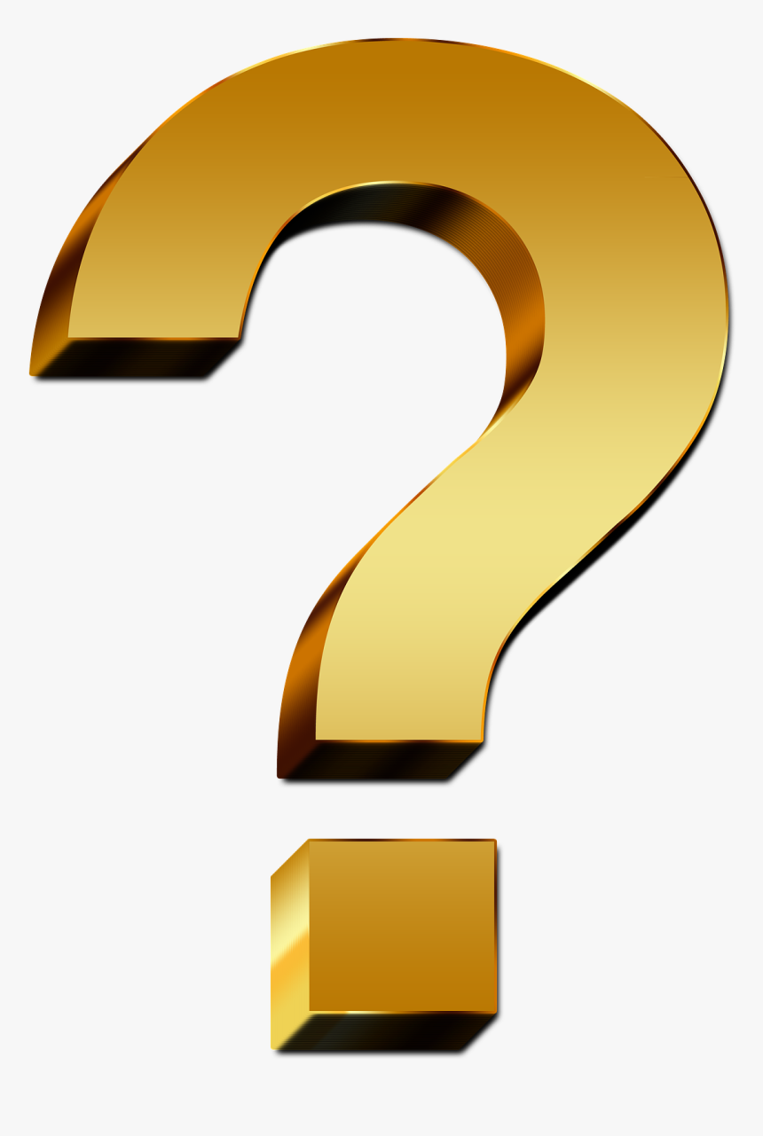 Question Mark Png Hd - Question Mark Gold, Transparent Png, Free Download