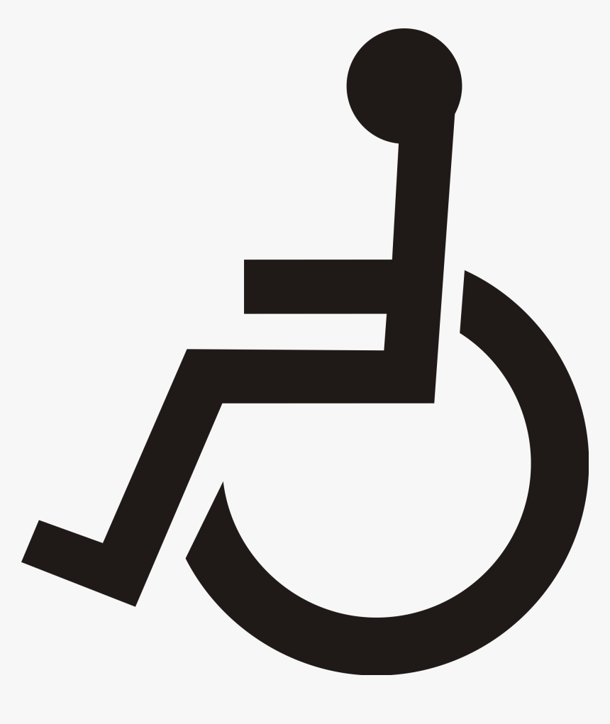 Handicap Png - Traffic Signs Wheelchair, Transparent Png, Free Download