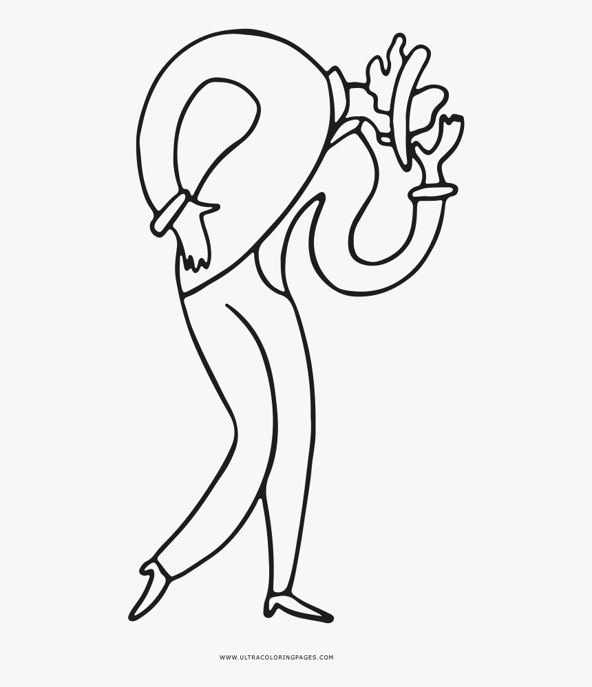 Michael Jackson Coloring Page - Coloring Book, HD Png Download, Free Download