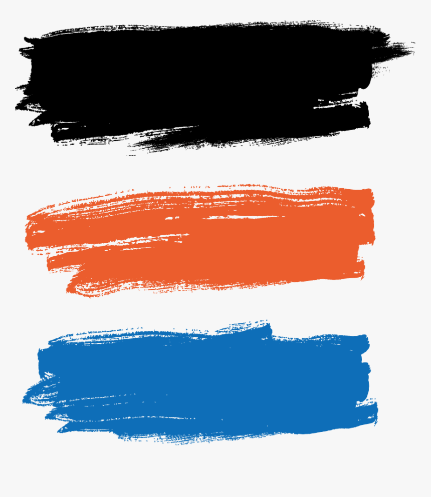 Illustration Paint Vector Brush Painting Paintbrush - Orange Paint Brush Png, Transparent Png, Free Download