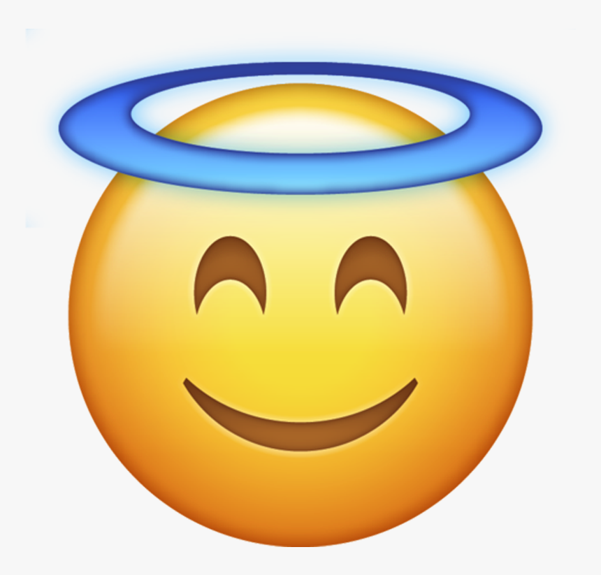 Angel Halo Emoji Png - Emojis Png Angel, Transparent Png, Free Download