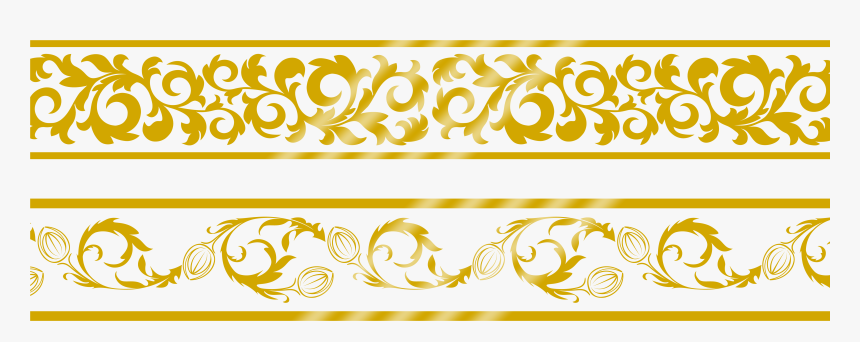 Transparent Gold Lace Clipart - Gold Border Design Png, Png Download, Free Download