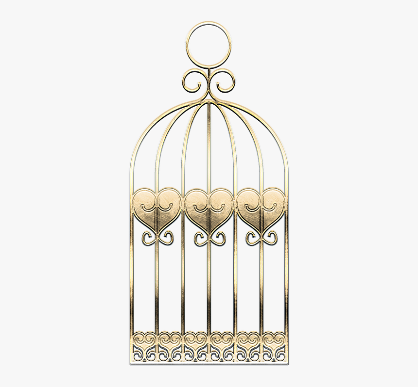 Cage, Metal, Gold, Texture, Graphic, Decorative - اقفاص Png, Transparent Png, Free Download