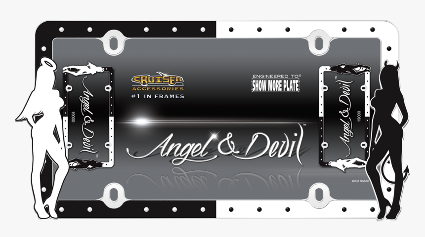 License Plate Frames Angels, HD Png Download, Free Download