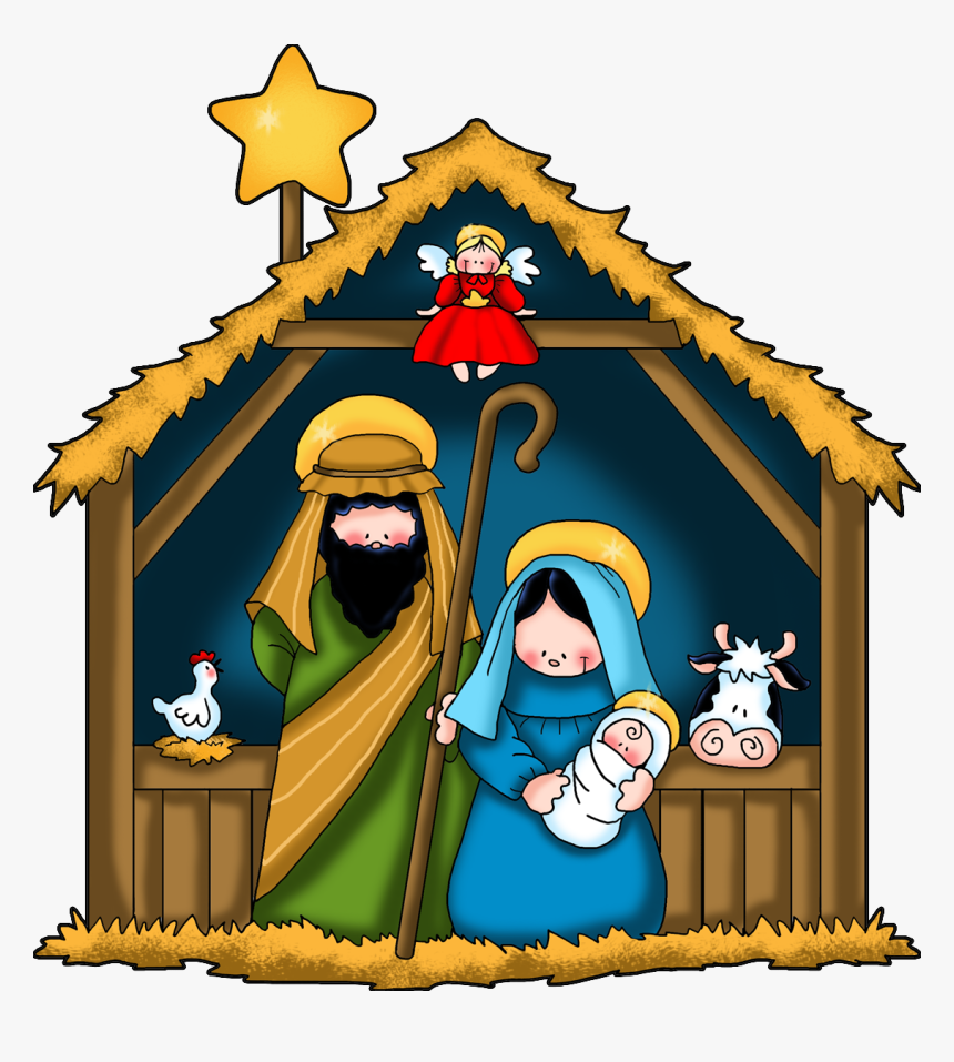 Nativity Scene Clipart New Calendar Template Site - Nativity Clipart, HD Pn...