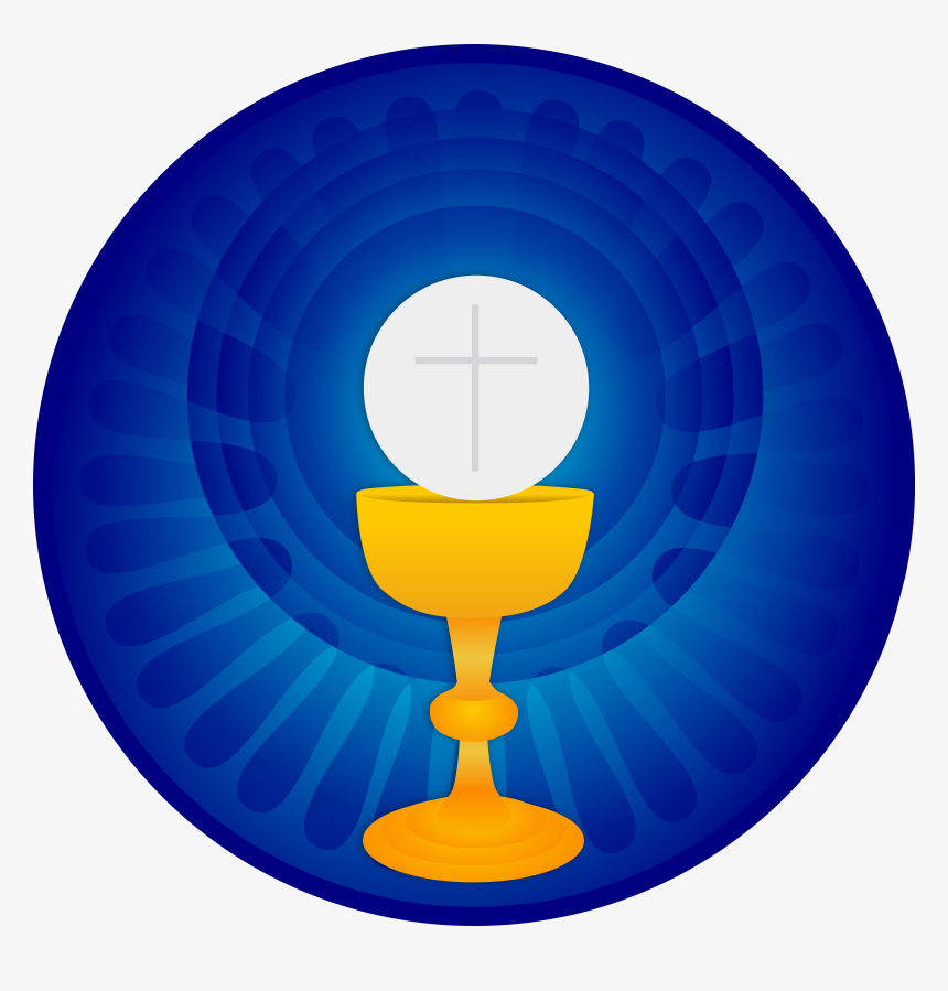 Bible Holy Eucharist Monstrance Communion First Clipart - Eucharist Clipart, HD Png Download, Free Download