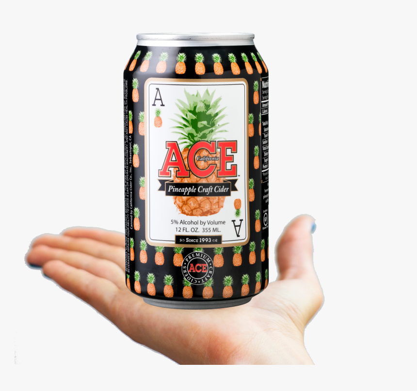 Ace Cider Pineapple Craft Cider On Hand - Ace Pineapple Cider Can, HD Png Download, Free Download