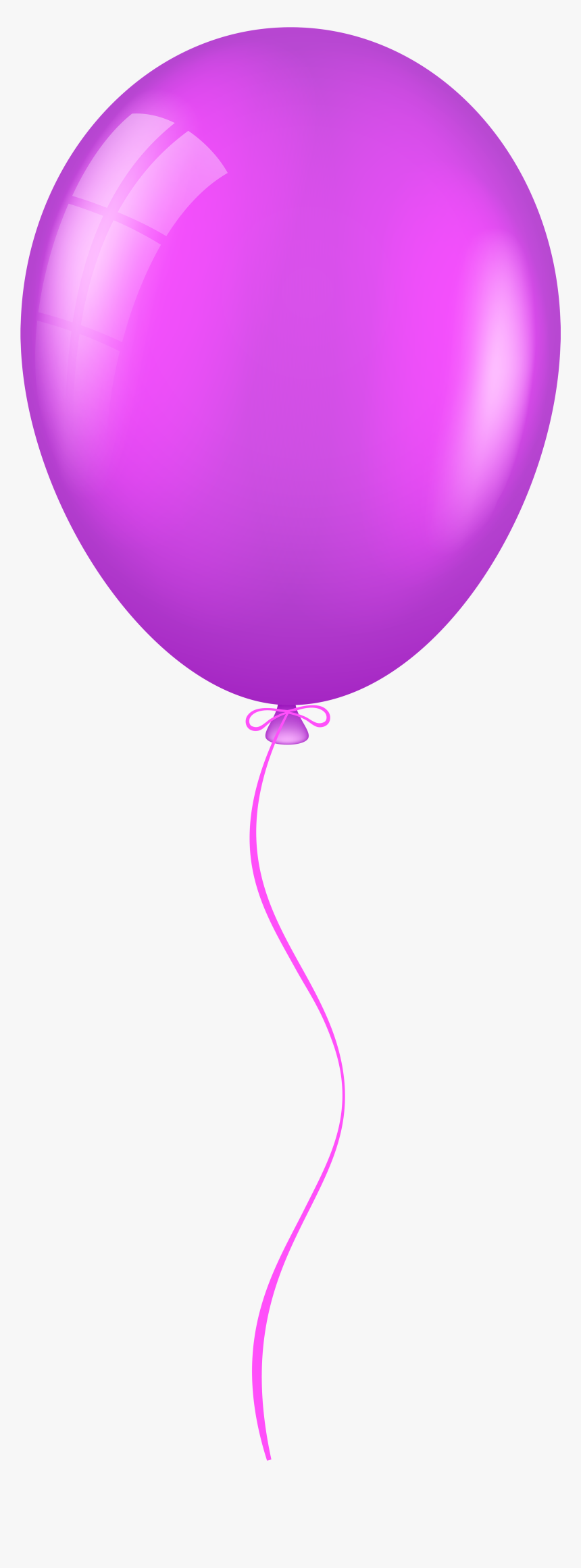 Clipart Sun Purple - Purple Balloon Transparent Background, HD Png Download, Free Download