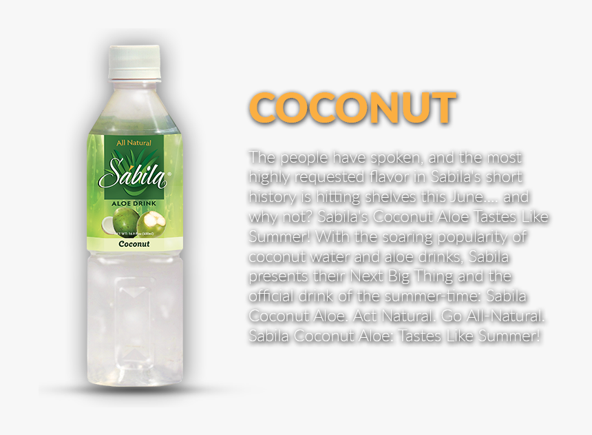 Coconut - Sabila Coconut Aloe Vera Drink, HD Png Download, Free Download