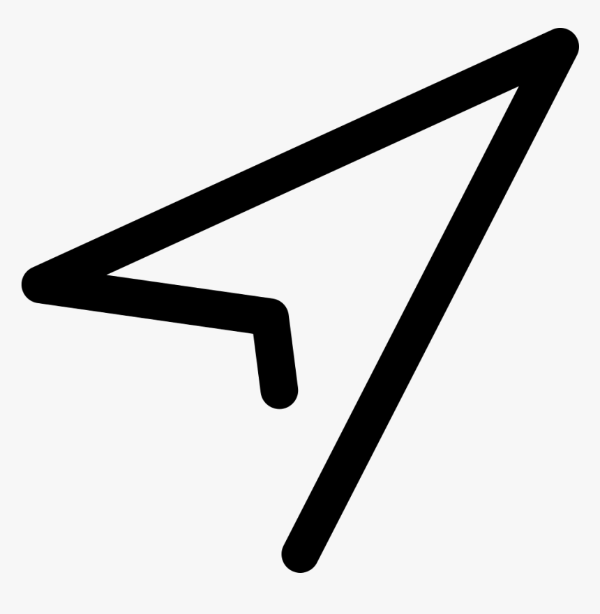 Computer Mouse Pointer Arrow Scalable Vector Graphics - Map Current Location Icon, HD Png Download, Free Download