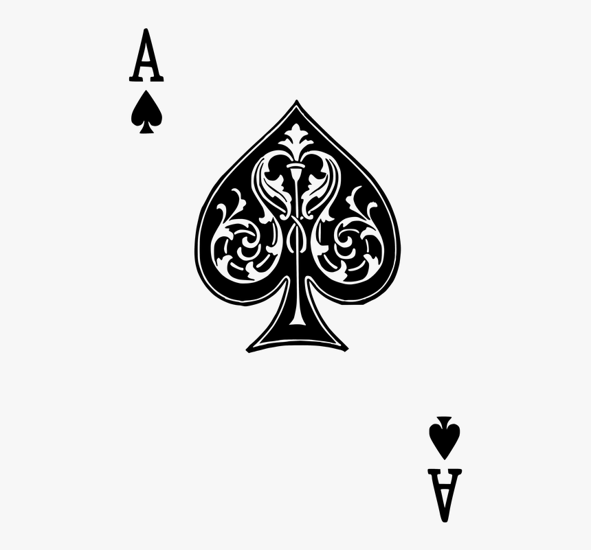Cards, Ace, Spades - Ace Of Spades Png, Transparent Png, Free Download