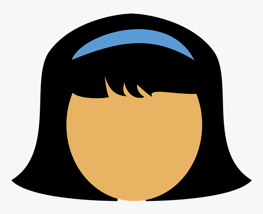 Cabeza Nia Png Png Download Girl Icon No - Clip Art Girl Head, Transparent Png, Free Download