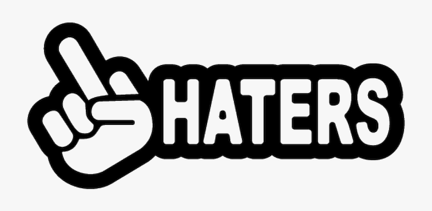 Fuck Haters Car Sticker, HD Png Download, Free Download
