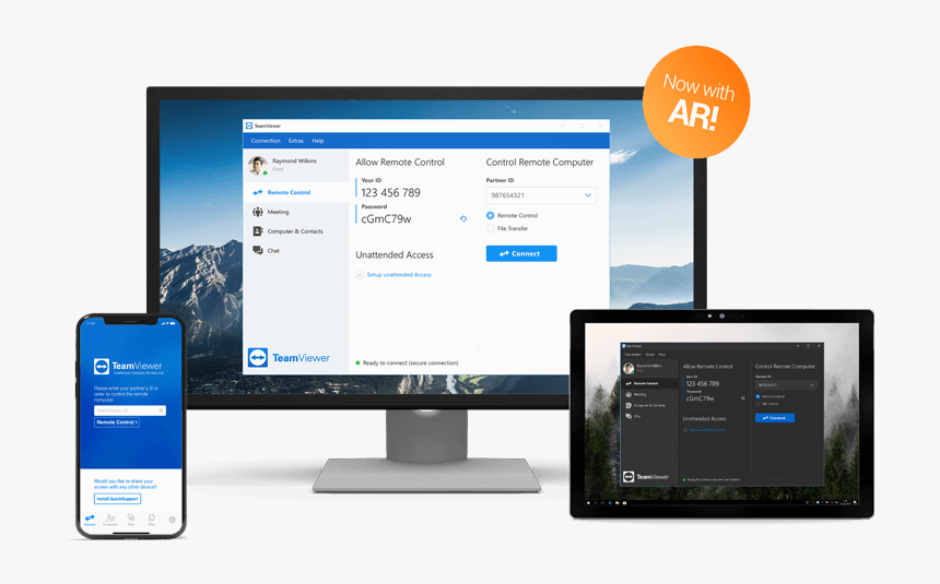 Teamviewer Pc, HD Png Download, Free Download