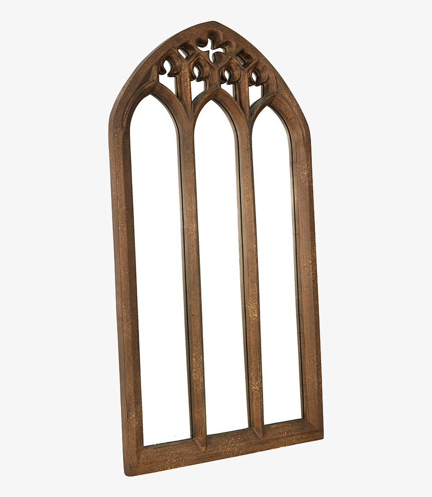 Parys Church Gothic Mirror Alliance Furniture Trading - Wooden Church Window Design, HD Png Download, Free Download