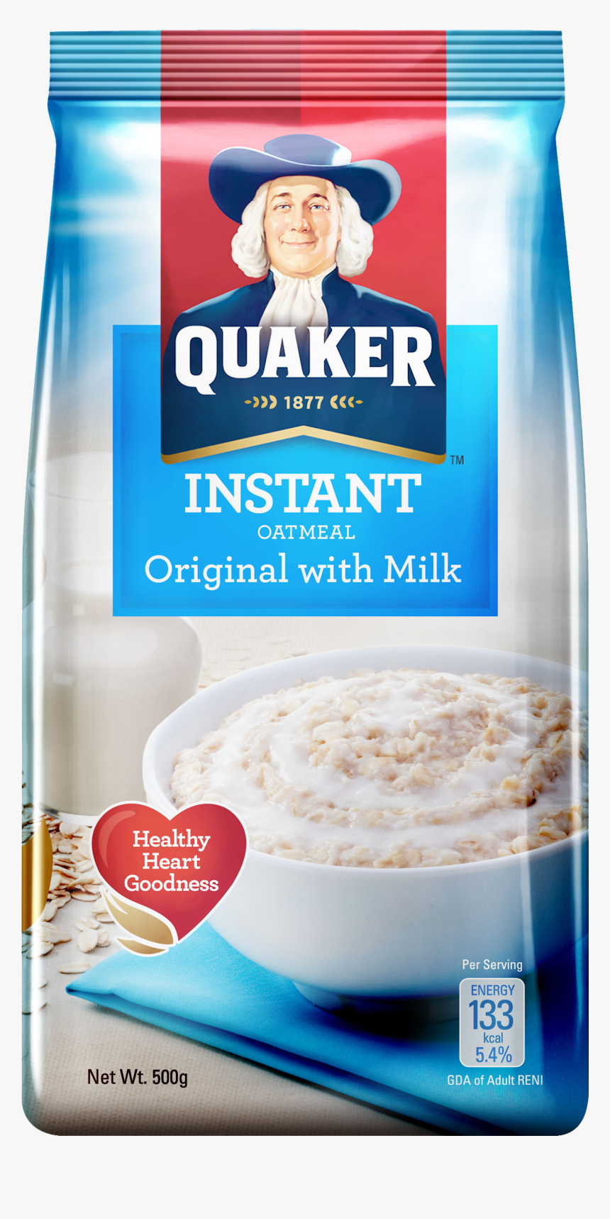 Oatmeal Clipart Quaker Oats - Quaker Oats Milk Flavor, HD Png Download, Free Download