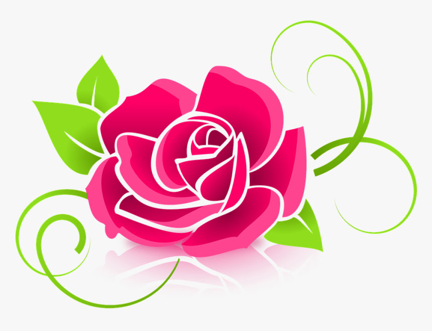 Rosa, Gráfico, Flor, Deco, Decorativos, Floral, Amor - Rose In Arabic Word, HD Png Download, Free Download
