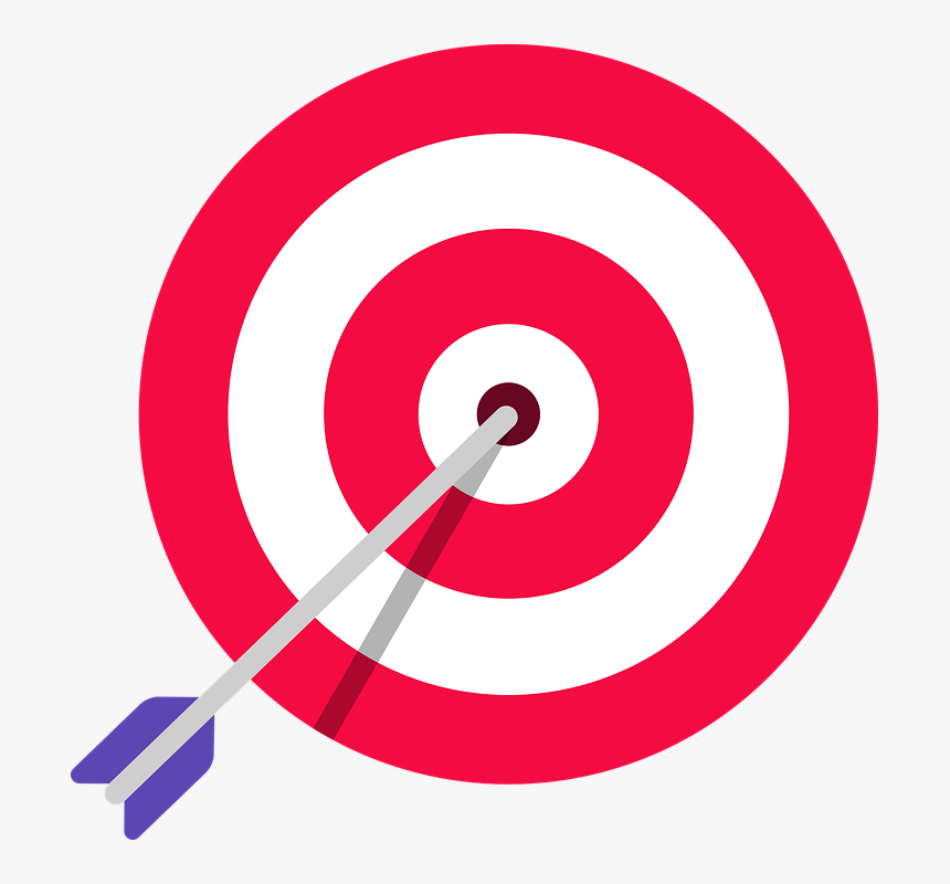 Target Arrow Shooting Vector Graphic Pixabay - Targeted Marketing Facebook, HD Png Download, Free Download