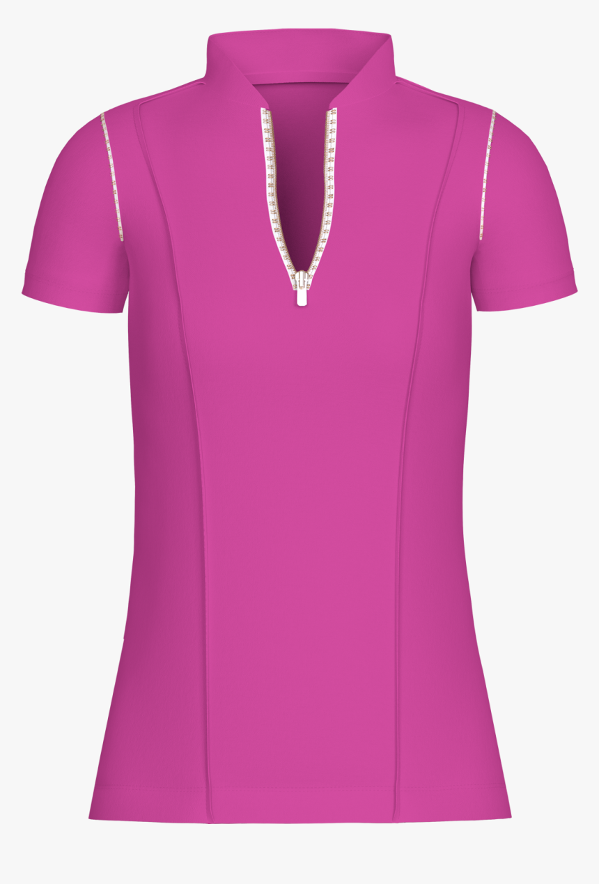 Purple Sun Safe Short Sleeve Golf Shirt - Playera Deportiva Charly Dama, HD Png Download, Free Download