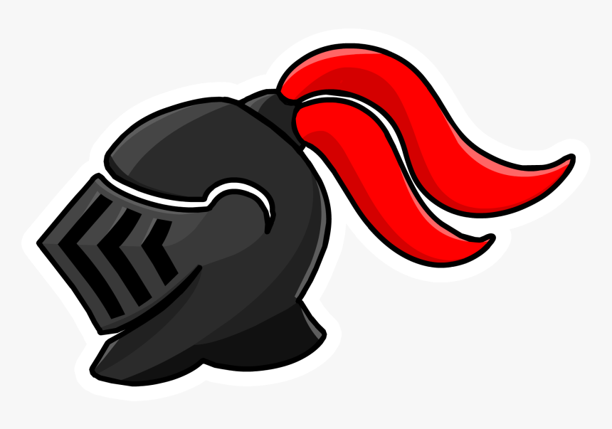 Knight Helmet Png - Black Knight Helmet Cartoon, Transparent Png, Free Download