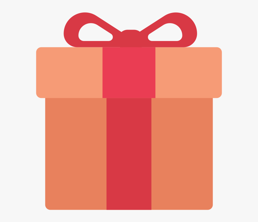 Gift Flat Icon Vector - Gift Icon Vector Png, Transparent Png, Free Download