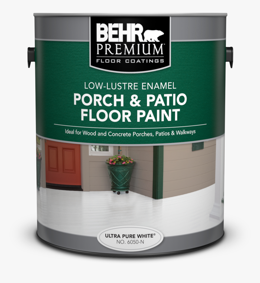 Can Of Porch & Patio Floor Paint - Pintura Behr, HD Png Download, Free Download
