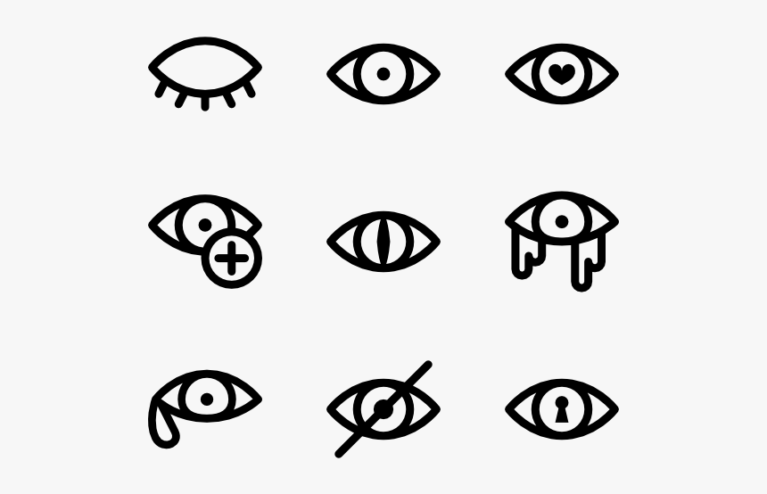 Icons Free Vector Pack - Eye Icon Vector Png, Transparent Png, Free Download
