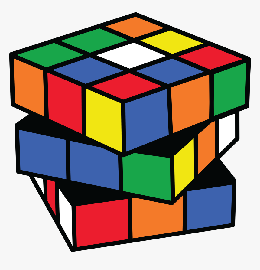 Unique Rubiks Cube Puzzle Clipart Free Clip Art, HD Png Download, Free Download