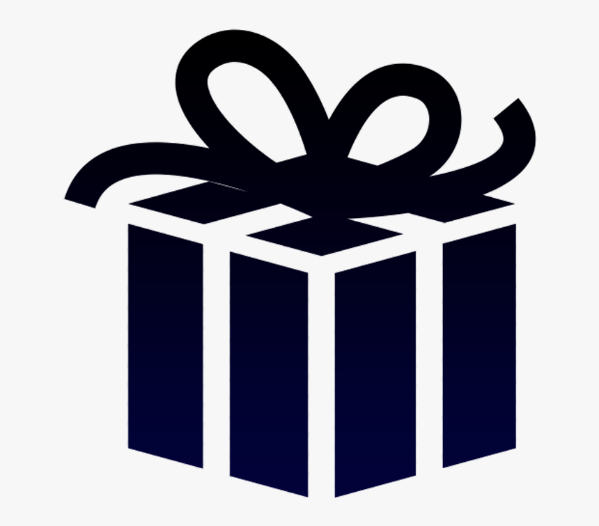 Gift Vector Icon - Blue Gift Icon Png, Transparent Png, Free Download