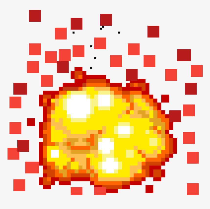 8 Bit Explosion Png, Transparent Png, Free Download