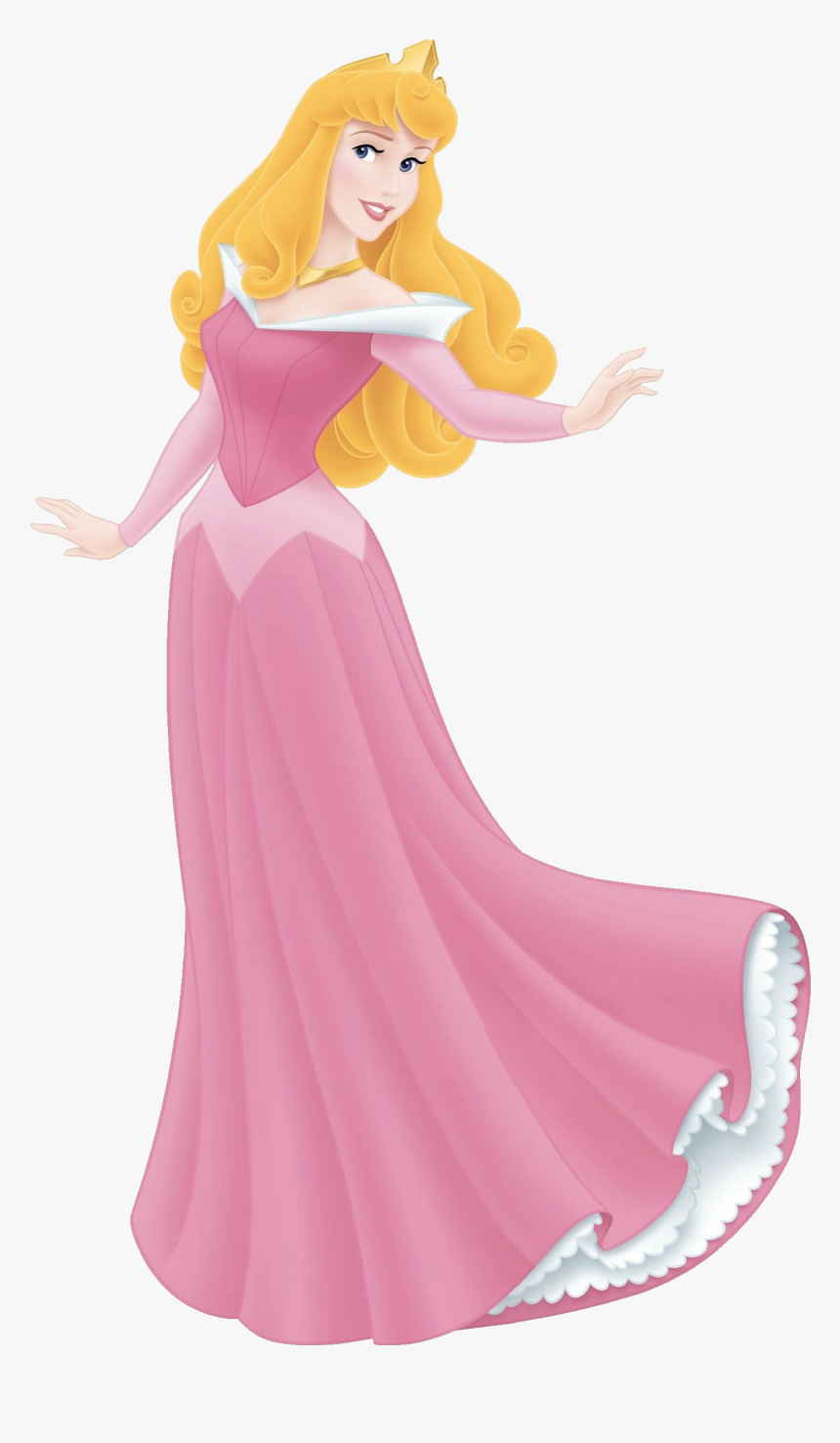 Princess Aurora Princess Jasmine Rapunzel Ariel Belle - Sleeping Beauty Aurora Pink Dress, HD Png Download, Free Download