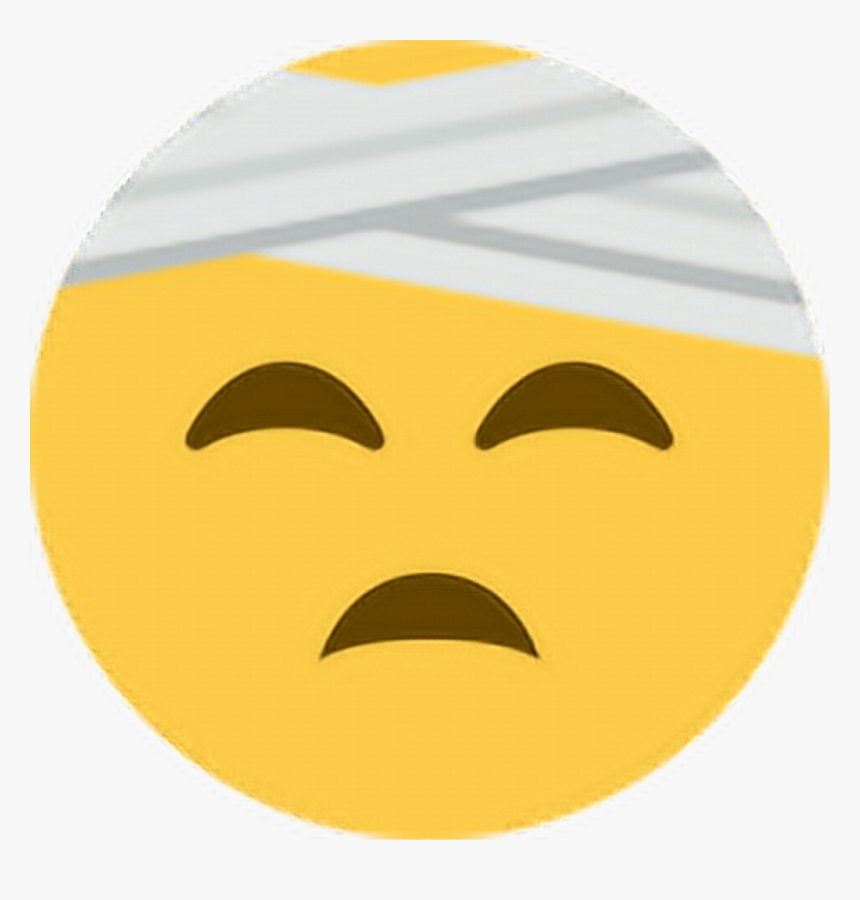 Injured Wound Hurt Pain Painful Sad Upse - Head Bandage Emoji, HD Png Download, Free Download