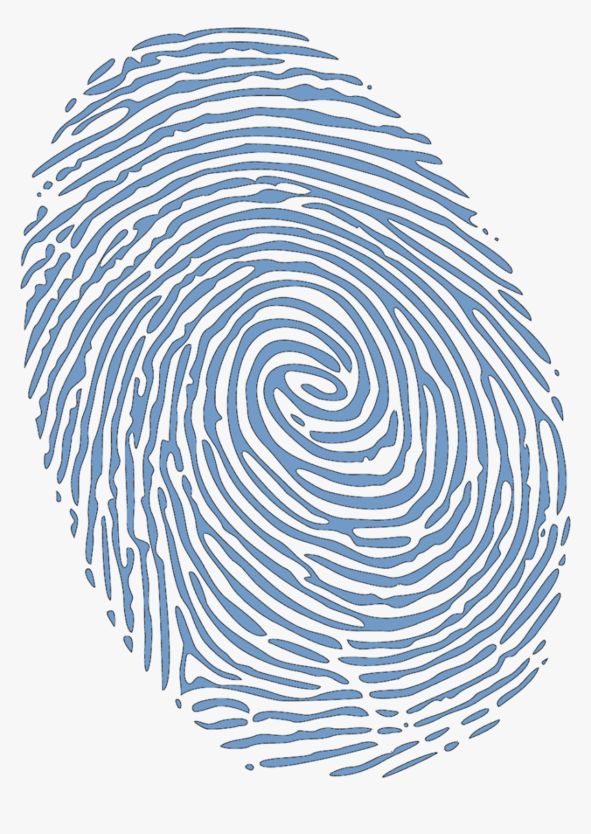 Fingerprint Transparent Identity Theft - Finger Print Black With No Background, HD Png Download, Free Download