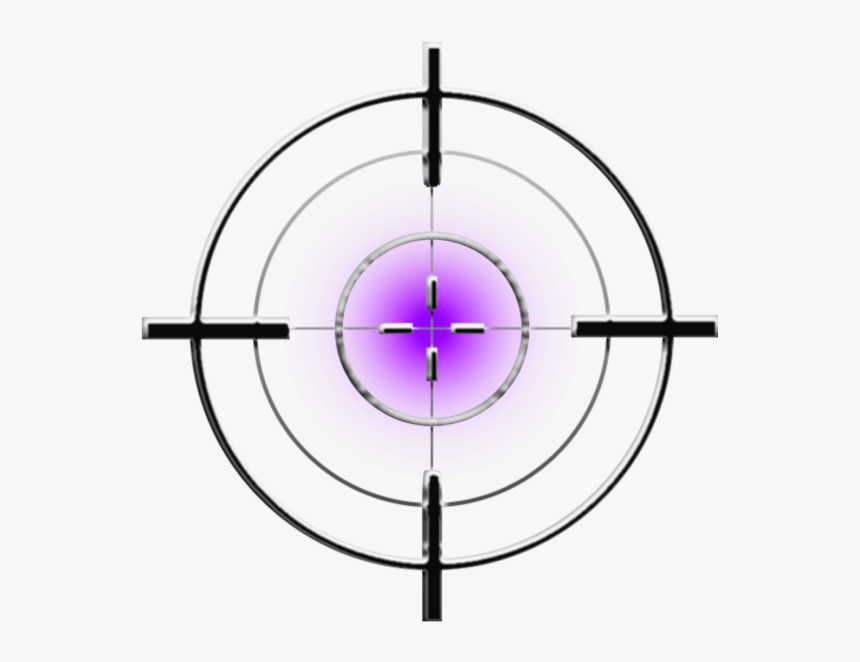 Crosshairs Png For Kids - Png Crosshairs, Transparent Png, Free Download