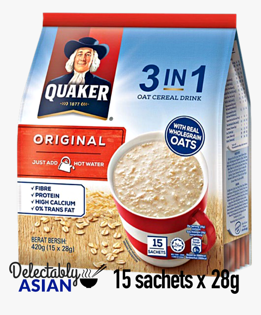 Quaker 3 In 1 Oat Cereal Drink, HD Png Download, Free Download