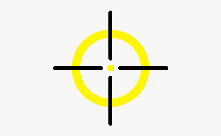 Thickercrosshairyellow Cs Go Crosshair Png Transparent Png Download Kindpng - roblox cs go crosshair