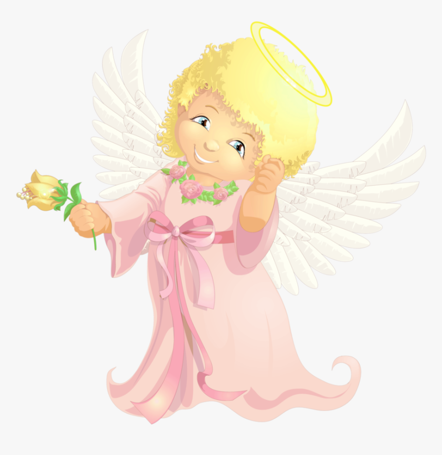 Pink Png Images Pluspng - Transparent Background Angel Cartoon Png, Png Download, Free Download
