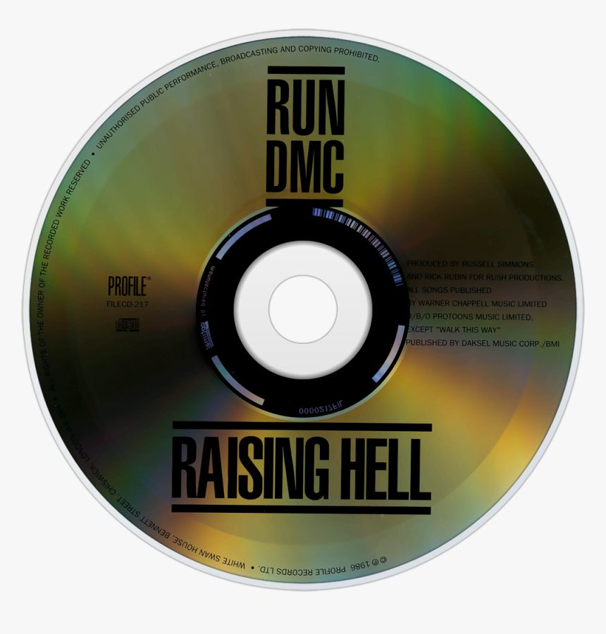 Raising Hell (profile Records Uk 1986) - Cd, HD Png Download, Free Download