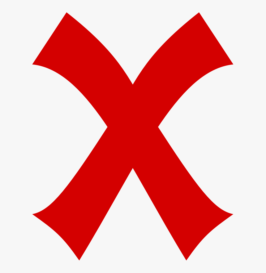 Red Crosshairs Png - See Through Red Cross, Transparent Png, Free Download
