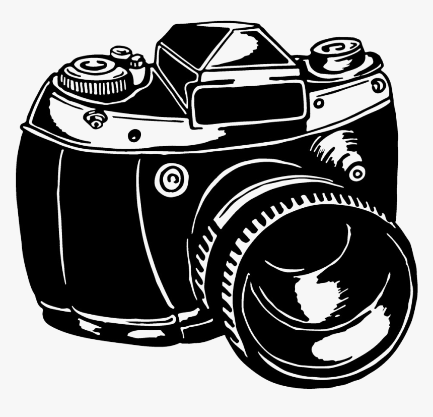 Camera Black And White - Camera Logo Png Transparent Background, Png  Download - kindpng