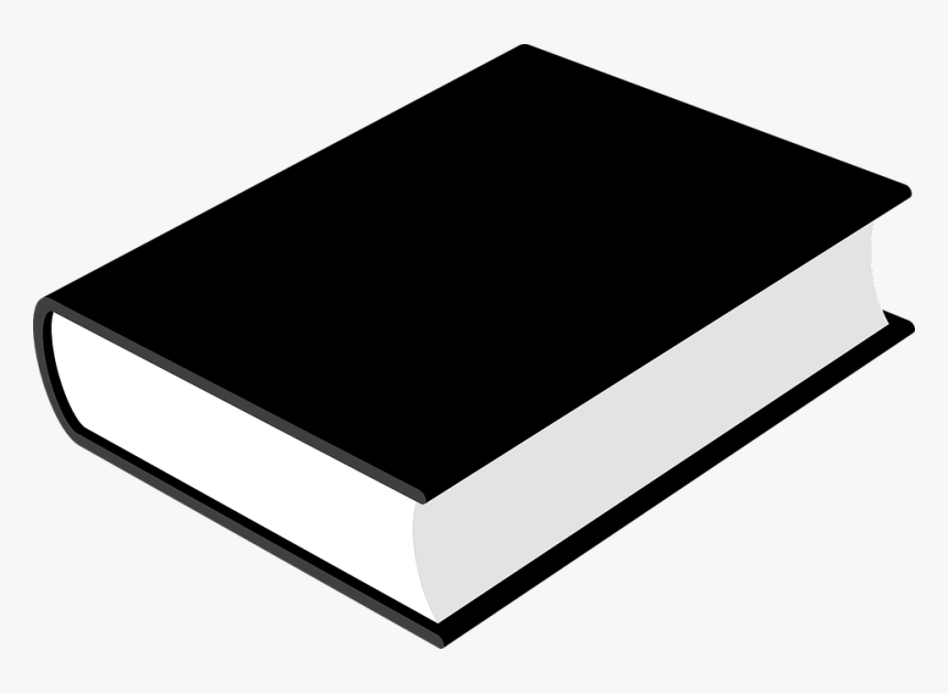 Libro, Cerrado, Negro, En Blanco, La Colección De - รูป สมุด ขาว ดำ, HD Png Download, Free Download
