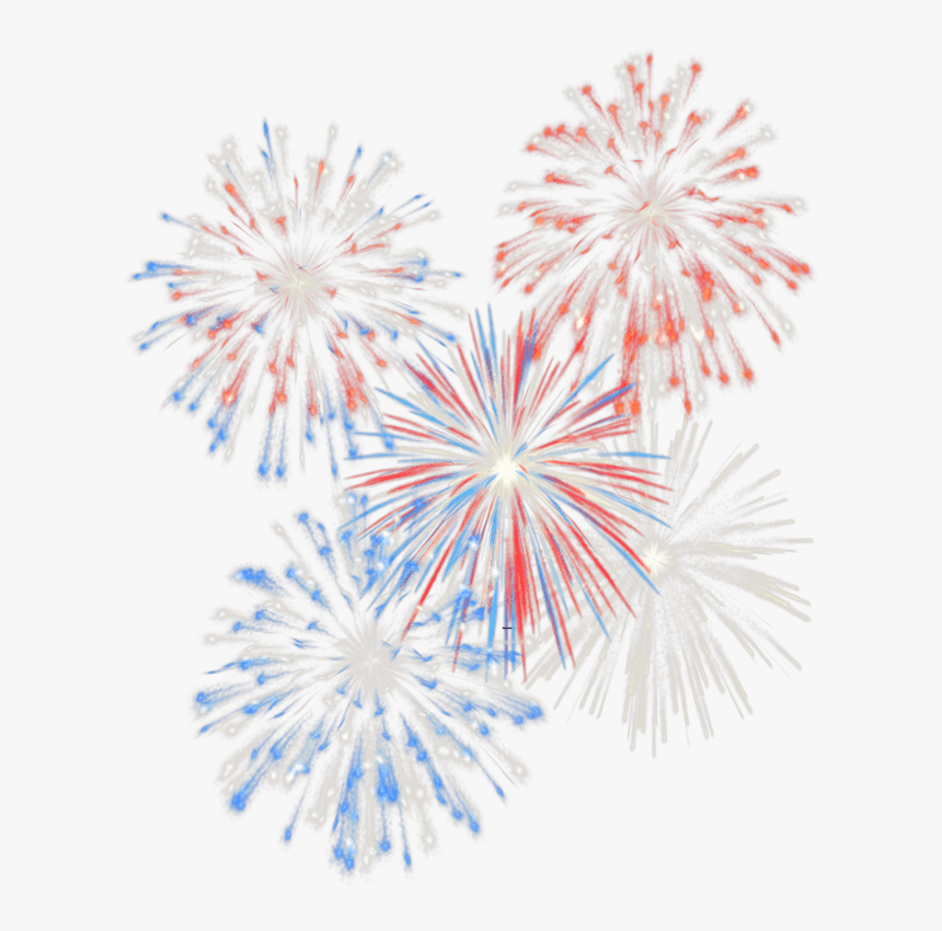 Fireworks Multiple Explosions - 4th Of July Fireworks Png, Transparent Png, Free Download
