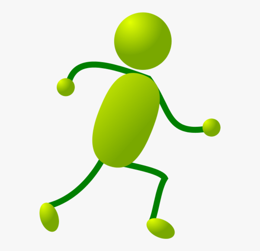 Stick Figure At Getdrawings - Stick Man Running, HD Png Download, Free Download